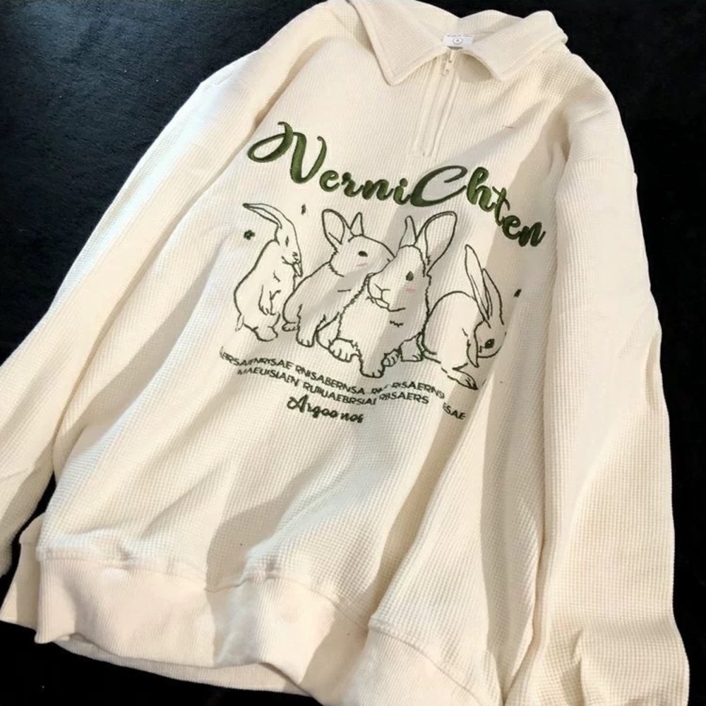 Unisex oversize bunny sweatshirt